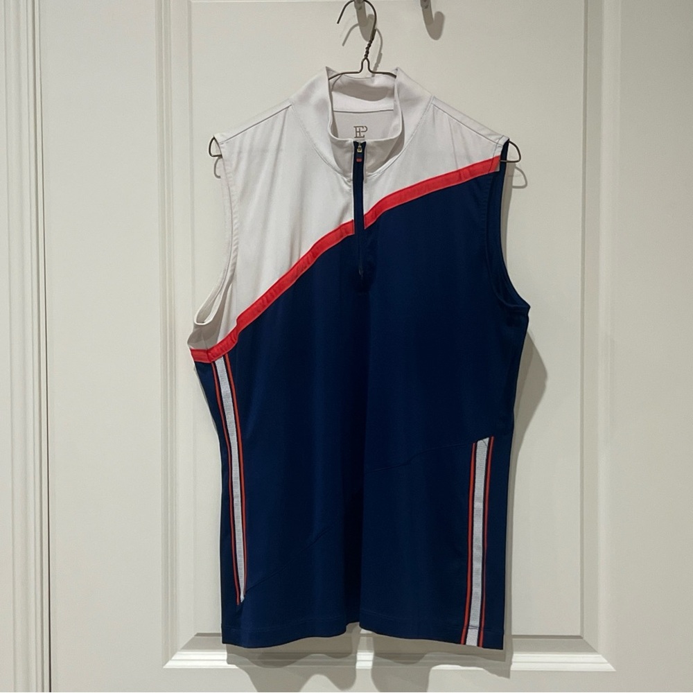 EPNY women’s golf sleeveless top red/white/blue